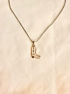 Alter’d State Cowboy Boot Necklace